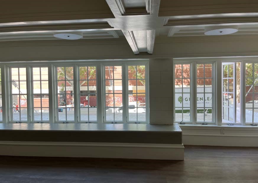 Mezzanine conference room<span id=